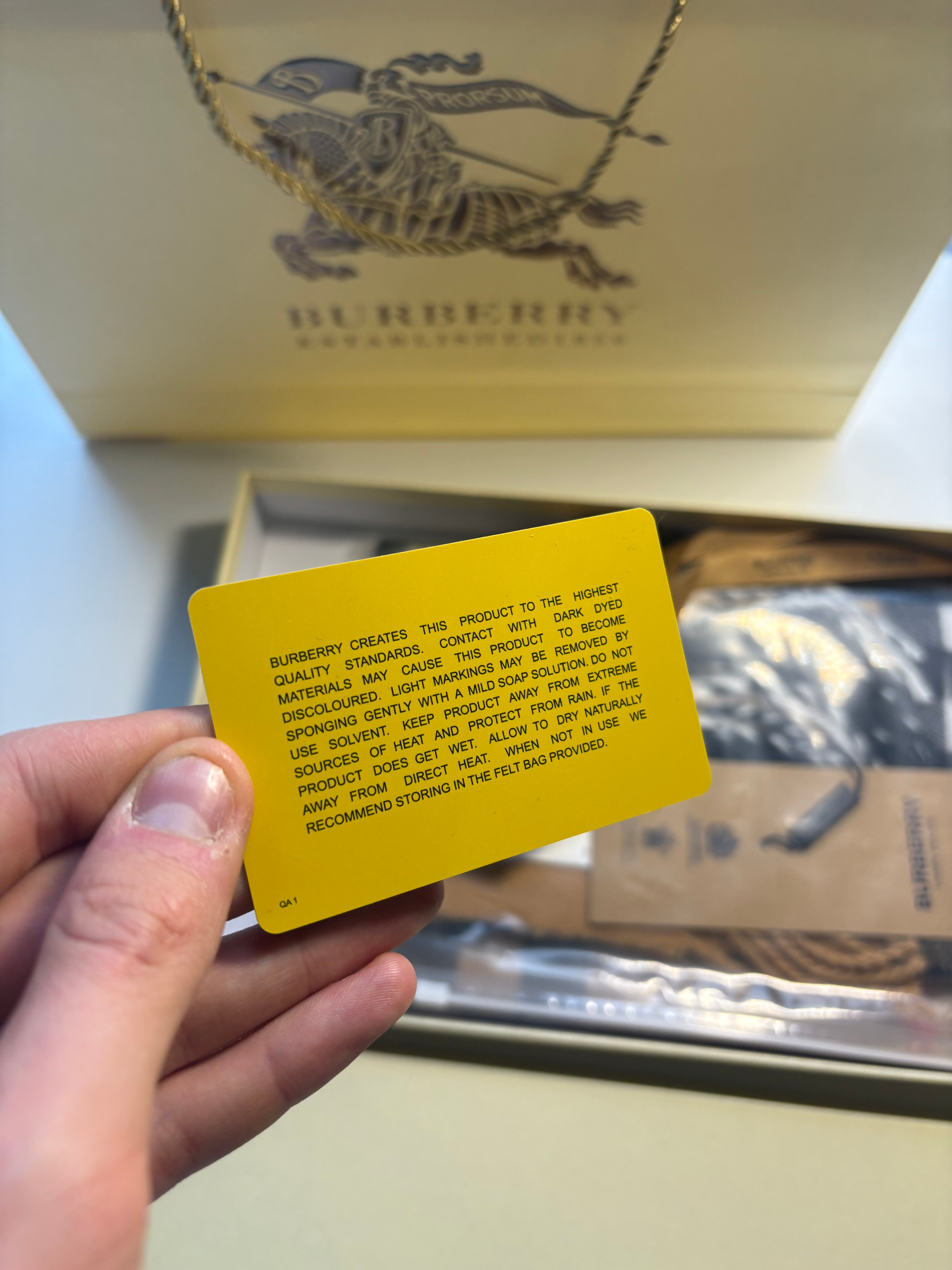 Szalik Burberry + potwierdzenie